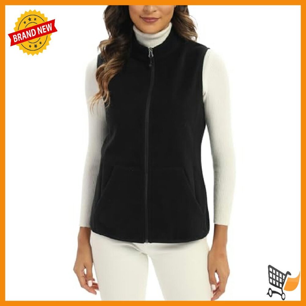 Lightweight Fleece Vest with 6 Pockets for Work & Outdoor Layering - Picture 2 of 8